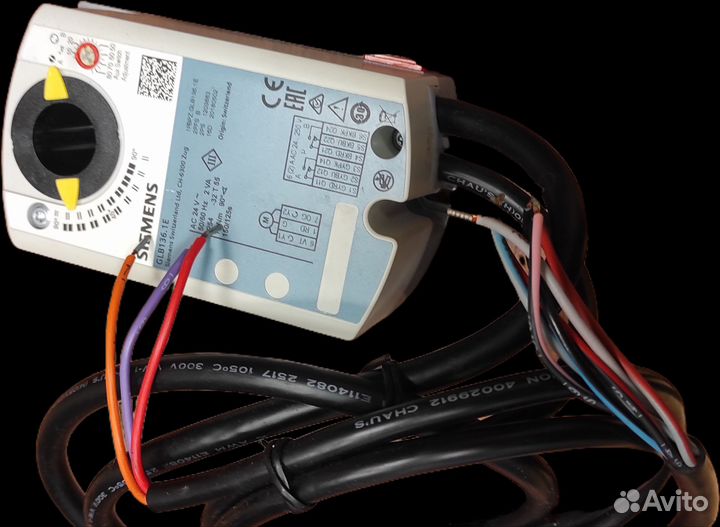 Привод воздушной заслонки siemens GLB136.1E