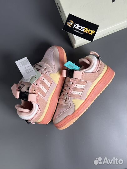 Кроссовки Bad Bunny x Adidas Forum Buckle Low Pink