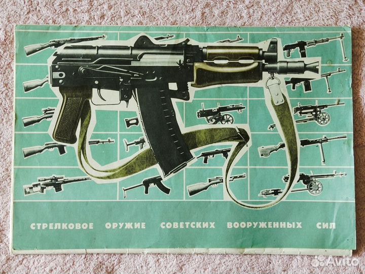 Стрелковое оружие. Плакаты ДОСААФ.1988г