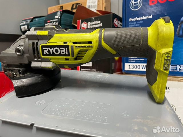 Аккумулятор для болгарки риоби r18ag. Ушм ryobi безщеточная. Ryobi шлифовальный станок fg-18. Аккумуляторная ушм риоби. Ryobi one r18ag7 0 5133002852.