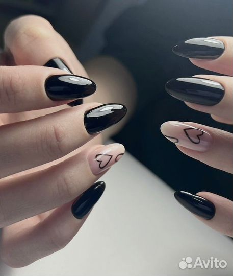 Crazy nails; арт-маникюр наращивание