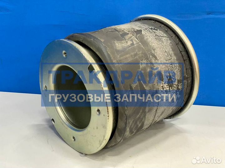 Пневморессора SAF со стаканом в сборе 2 шпильки + 1 отв. воздух