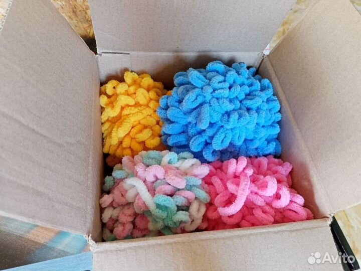 Пряжа Alize Puffy остатки