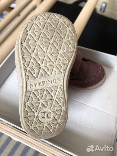 Удобные ботинки для девочки 20-21