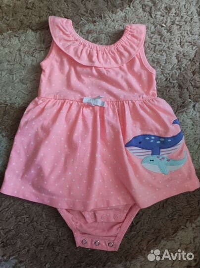 Платье боди для девочки Carter's 18 m