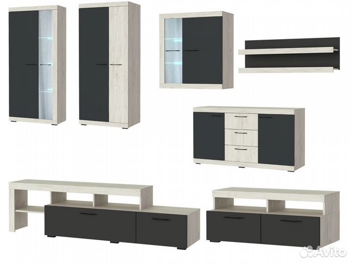 Модульная стенка в гостиную