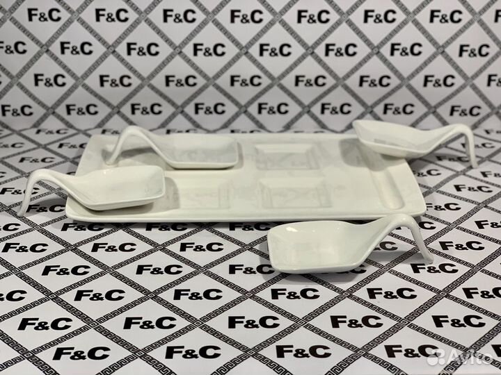 Набор для соусов, фарфор ручной работы