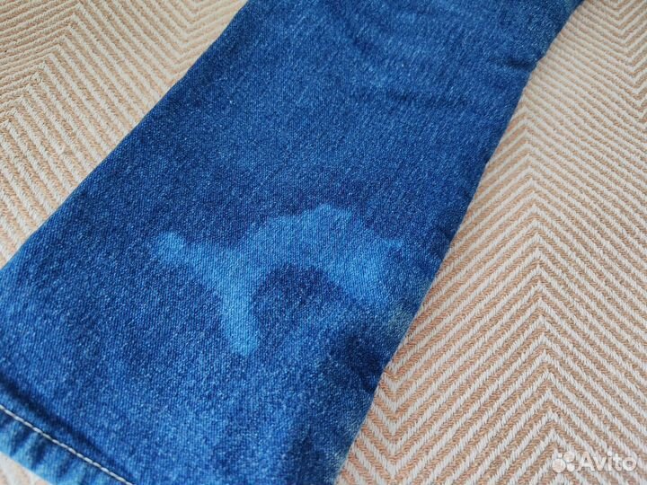 Джинсы детские утепленные 98