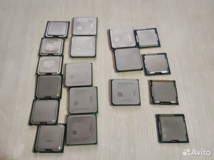 Процессор LGA 775, LGA 1155, am2, am3 fm2