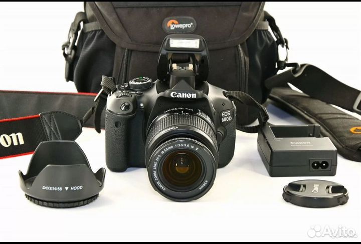 Canon EOS 600D/T3i 18.0MP зеркалка Kit Canon 18-55