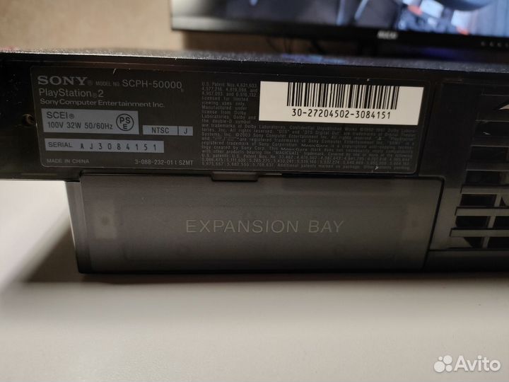 Sony playstation 2 fat 50000 midnight black