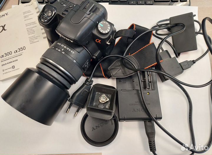 Зеркальный фотоаппарат sony alpha dslr a350