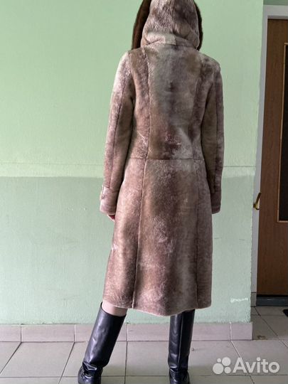 Шуба мутон+норка Elena Furs