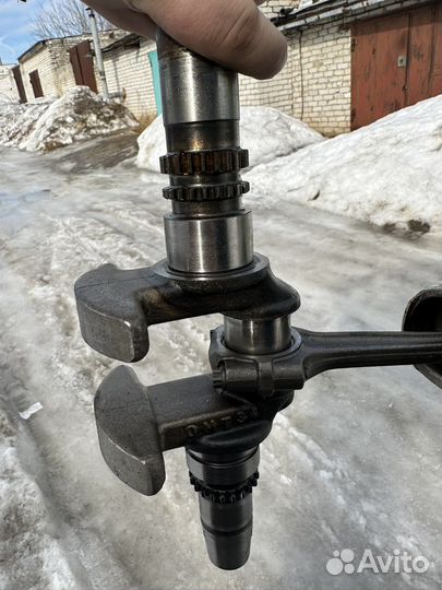 Коленвал с шатуном can am 500 rotax