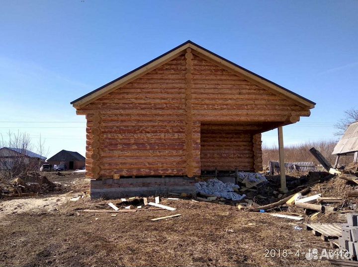 Оцилиндрованное бревно Любое сечение Кировский лес