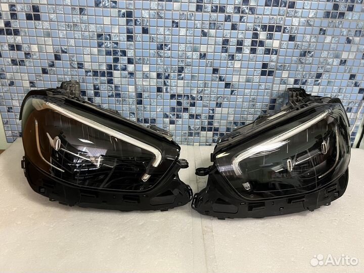 Фары правая левая на mercedes 213 рестайлинг