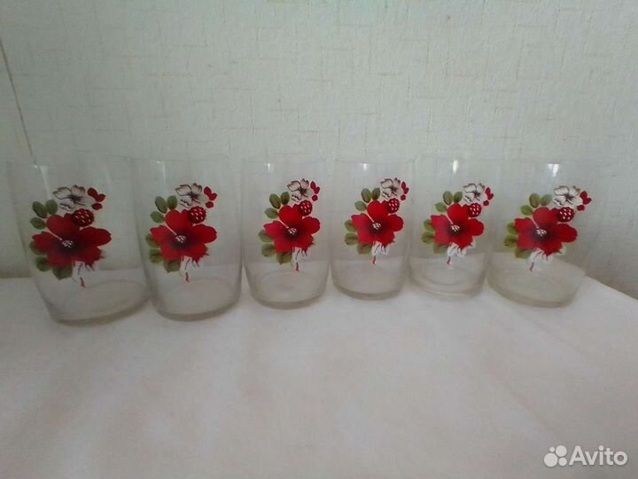 Новые стаканы Богемия чсср