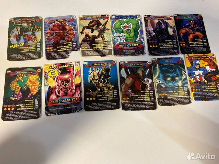 Карточки человек паук вся коллекция