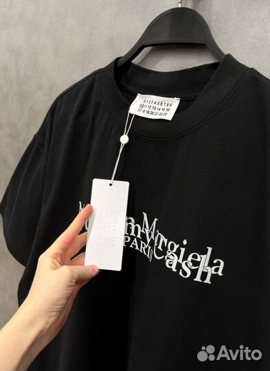 Стильная оверсайз футболка Maison Margiela(хит)