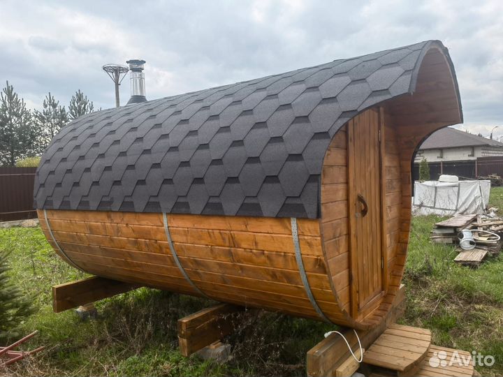 Баня бочка 3,5м