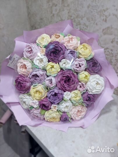 Съедобные букеты из зефира