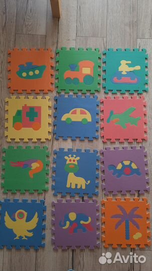Детский ковер пазл. Игрушка