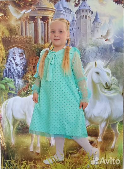 Платье для девочки 134