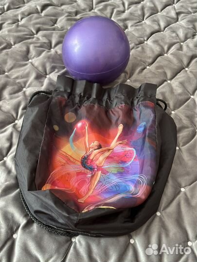 Гимнастический мяч + сумочка