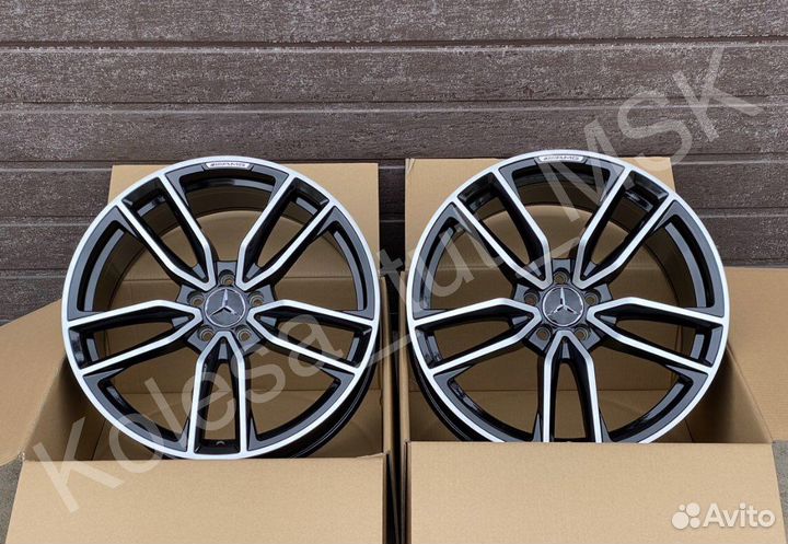 Диски r19 Mercedes AMG C/E-class Black Machined