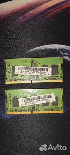 Оперативная память Micron 8 Гб DDR 4 3200 мгц