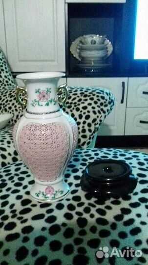 Ваза чешский порцелан 1980г