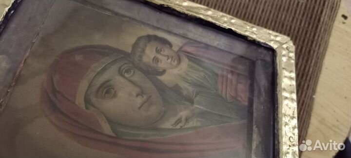 Икона Казанской божьей матери.Старина
