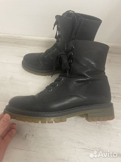 Ботинки зимние mascotte 40 р-р нат. кожа