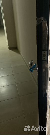 Дверь входная от застройщика