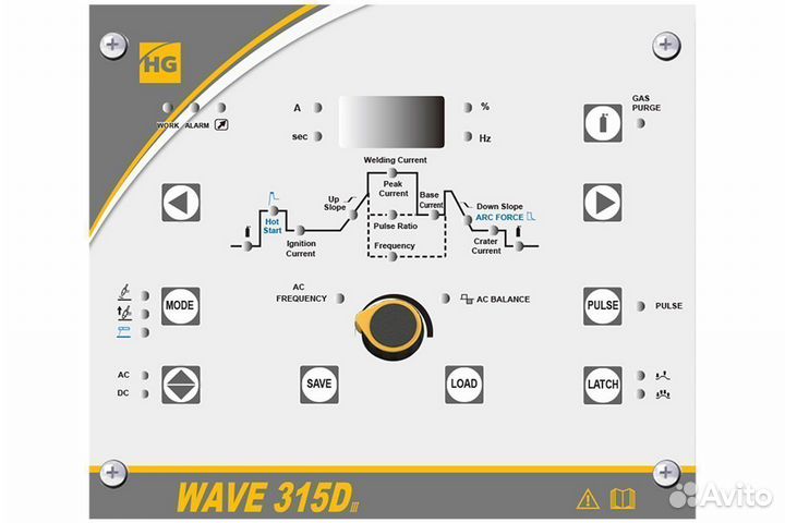 Аппарат аргонодуговой hugong wave 315D III AC/DC