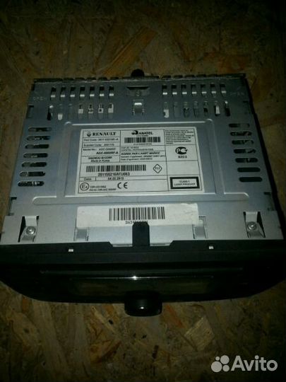 Магнитола рено