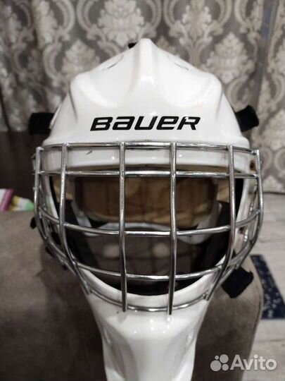 Вратарский шлем хоккейный bauer Jr