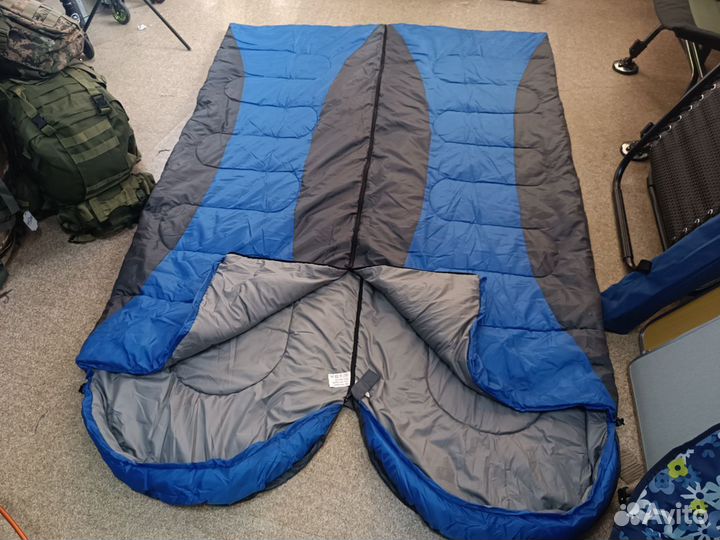 Спальник семейный (спальный мешок для двоих)