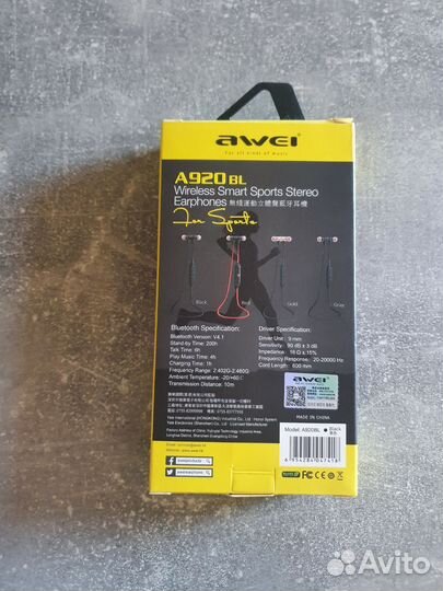 Беспроводные наушники awei