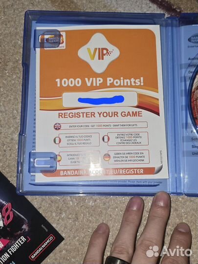 Tekken 7 ps4 диск + код на 1000 vip points