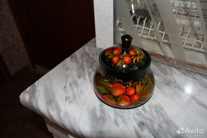 Хохлома ваза для меда