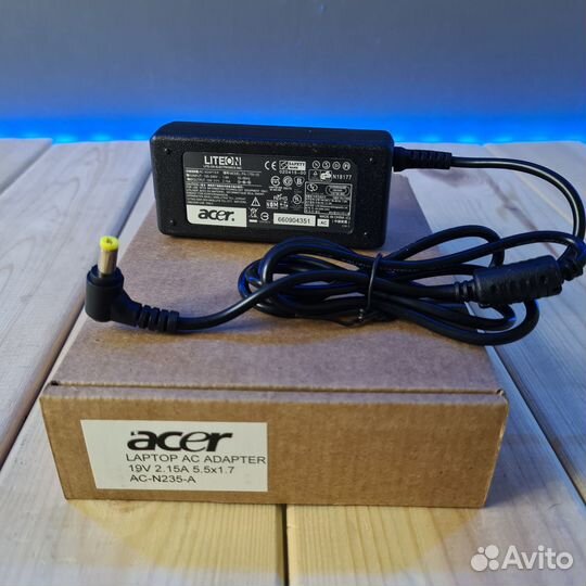 Блок питания ноутбука Acer 5.5x1.7 19V 2.15A