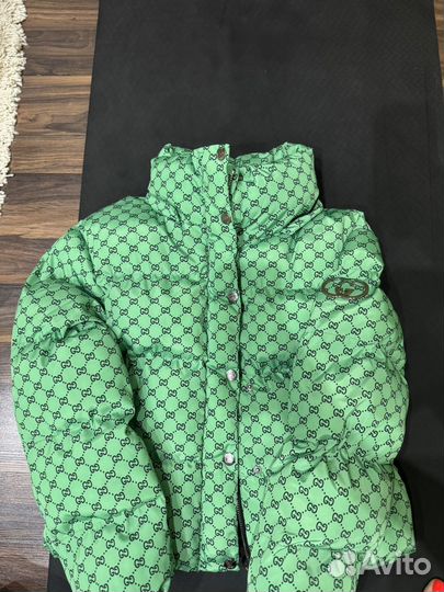 Пуховик зимний длинный женский