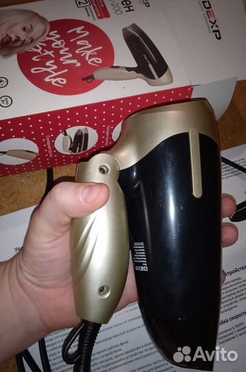 Фен для сушки волос дорожный