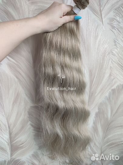 Биопротеиновые волосы на трессе волна 60см 100гр