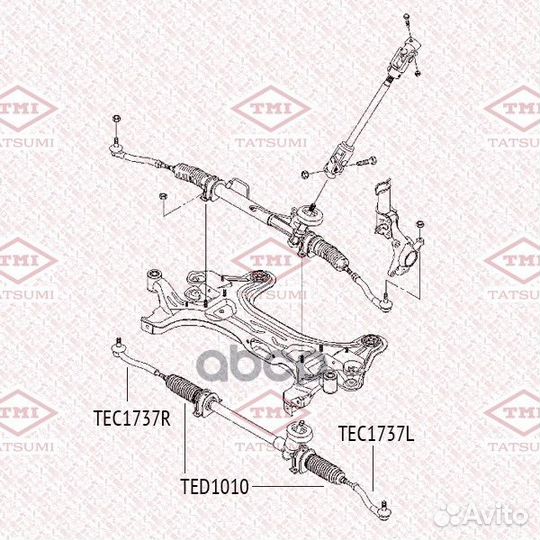 Наконечник рулевой тяги chevrolet aveo/kalos 05