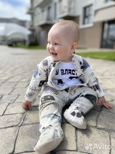 Флисовый комбинезон 74