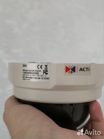 Купольная IP камера ACTi D52 3 мп. Full HD 1080