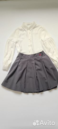 Школьная блузка, юбка, кюлоты для девочки, б/у