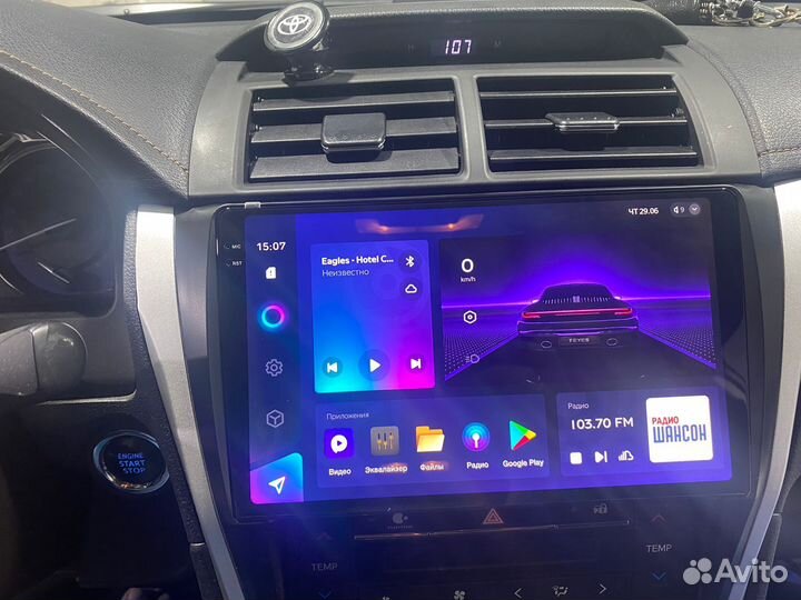Магнитола на Android Toyota Camry 55